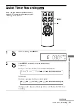 Preview for 89 page of Sony SLV-D910N Operating Instructions Manual