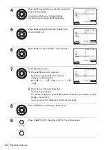 Предварительный просмотр 20 страницы Sony SLV-D930 GI Operating Instructions Manual