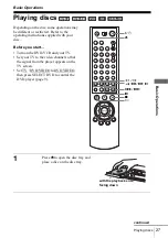 Предварительный просмотр 27 страницы Sony SLV-D930 GI Operating Instructions Manual