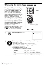 Предварительный просмотр 76 страницы Sony SLV-D930 GI Operating Instructions Manual