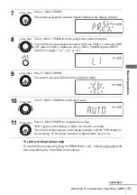 Preview for 49 page of Sony SLV-D950G Operating Instructions Manual