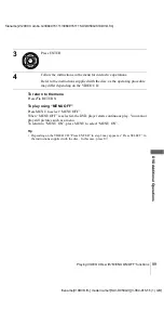 Preview for 89 page of Sony SLV-D950G Operating Instructions Manual