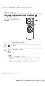 Preview for 90 page of Sony SLV-D950G Operating Instructions Manual