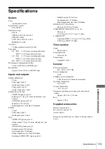 Preview for 113 page of Sony SLV-D983P GI Operating Instructions Manual