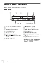 Preview for 114 page of Sony SLV-D983P GI Operating Instructions Manual