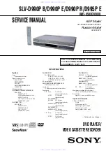 Preview for 1 page of Sony SLV-D990P B Service Manual