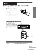 Предварительный просмотр 6 страницы Sony SLV-E180EE Operating Instructions Manual