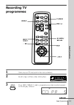 Предварительный просмотр 22 страницы Sony SLV-E180EE Operating Instructions Manual