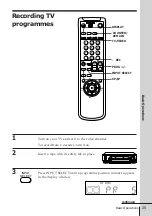 Preview for 25 page of Sony SLV-E230EY Operating Instructions Manual