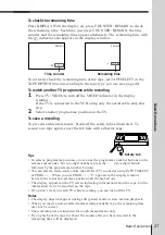 Preview for 27 page of Sony SLV-E230EY Operating Instructions Manual