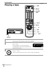 Preview for 31 page of Sony SLV-E295UX Operating Instructions Manual