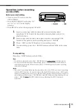 Preview for 56 page of Sony SLV-E295UX Operating Instructions Manual