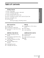 Preview for 3 page of Sony SLV-E580EE Operating Instructions Manual