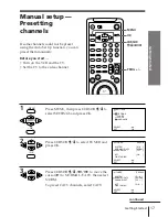 Preview for 17 page of Sony SLV-E580EE Operating Instructions Manual