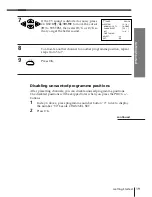 Preview for 19 page of Sony SLV-E580EE Operating Instructions Manual