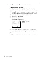 Preview for 20 page of Sony SLV-E580EE Operating Instructions Manual