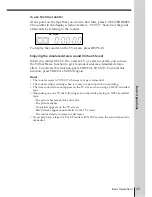 Preview for 23 page of Sony SLV-E580EE Operating Instructions Manual