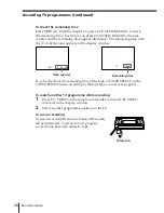 Preview for 26 page of Sony SLV-E580EE Operating Instructions Manual