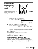 Preview for 35 page of Sony SLV-E580EE Operating Instructions Manual