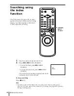 Preview for 38 page of Sony SLV-E580EE Operating Instructions Manual