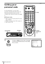 Preview for 26 page of Sony SLV-E730EX Operating Instructions Manual