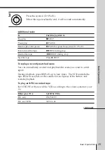 Preview for 29 page of Sony SLV-E730EX Operating Instructions Manual