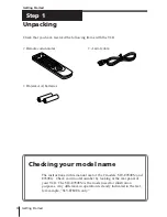 Preview for 4 page of Sony SLV-E780EG Operating Instructions Manual