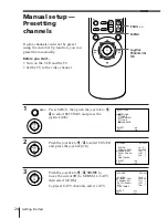 Preview for 20 page of Sony SLV-E780EG Operating Instructions Manual