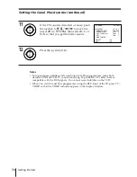 Preview for 30 page of Sony SLV-E780EG Operating Instructions Manual