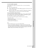 Preview for 41 page of Sony SLV-E780EG Operating Instructions Manual