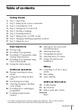 Preview for 3 page of Sony SLV-ED100ME Operating Instructions Manual