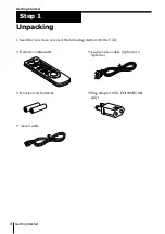 Preview for 4 page of Sony SLV-ED100ME Operating Instructions Manual