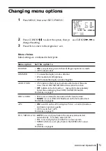 Preview for 71 page of Sony SLV-ED100ME Operating Instructions Manual