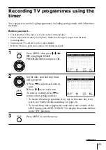 Предварительный просмотр 25 страницы Sony SLV-ED323SG Operating Instructions Manual