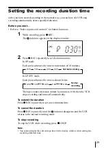 Предварительный просмотр 29 страницы Sony SLV-ED323SG Operating Instructions Manual