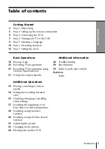 Preview for 3 page of Sony SLV-ED33MJ Operating Instructions Manual