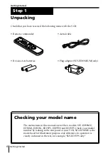 Preview for 4 page of Sony SLV-ED33MJ Operating Instructions Manual