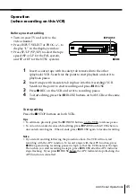 Preview for 45 page of Sony SLV-ED33MJ Operating Instructions Manual