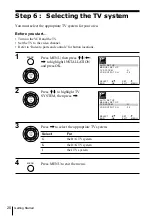 Предварительный просмотр 20 страницы Sony SLV-ED343ME Operating Instructions Manual