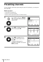 Предварительный просмотр 22 страницы Sony SLV-ED343ME Operating Instructions Manual