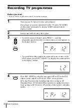 Предварительный просмотр 32 страницы Sony SLV-ED343ME Operating Instructions Manual