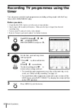 Предварительный просмотр 42 страницы Sony SLV-ED343ME Operating Instructions Manual