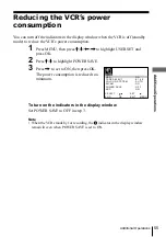 Предварительный просмотр 55 страницы Sony SLV-ED343ME Operating Instructions Manual