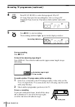 Предварительный просмотр 24 страницы Sony SLV-ED55PS Operating Instructions Manual