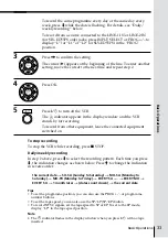 Предварительный просмотр 33 страницы Sony SLV-ED55PS Operating Instructions Manual