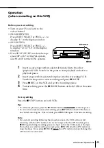 Предварительный просмотр 49 страницы Sony SLV-ED55PS Operating Instructions Manual