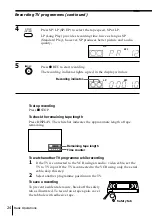 Preview for 24 page of Sony SLV-ED60ME Operating Instructions Manual