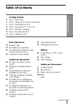 Preview for 3 page of Sony SLV-ED88MJ Operating Instructions Manual