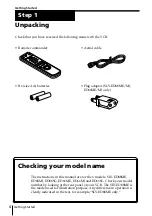 Preview for 4 page of Sony SLV-ED88MJ Operating Instructions Manual