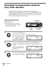 Preview for 26 page of Sony SLV-ED88MJ Operating Instructions Manual